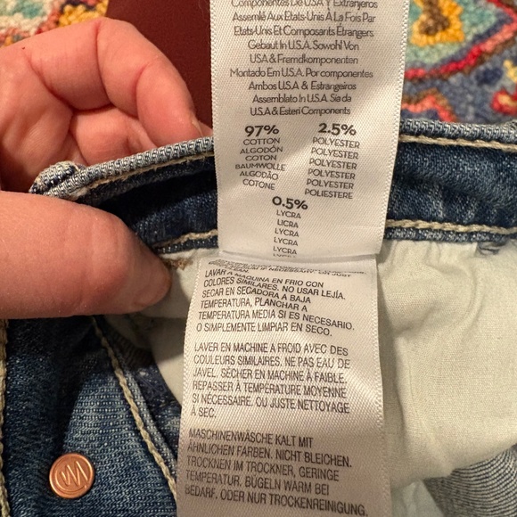 NWT MOTHER The Hustler Roller Ankle - Slip And Fall Blue (Medium) / 27 - Picture 6 of 6